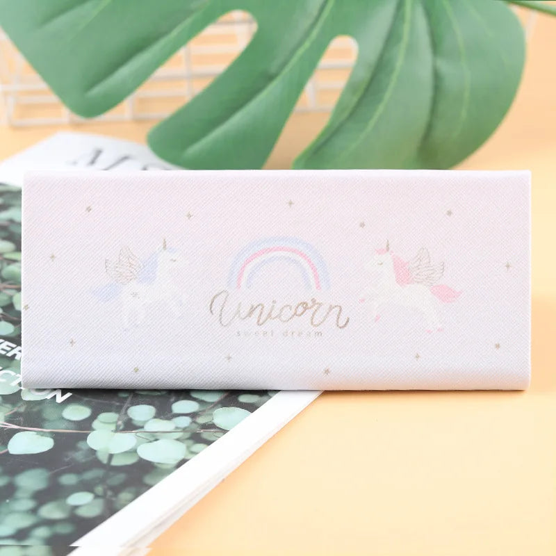 Mimiyou Top-Grade PU Spectacle Cases for Eyeglasses Fashion Folding Sunglasses Box Bag Portable Triangle Eyewear Protector