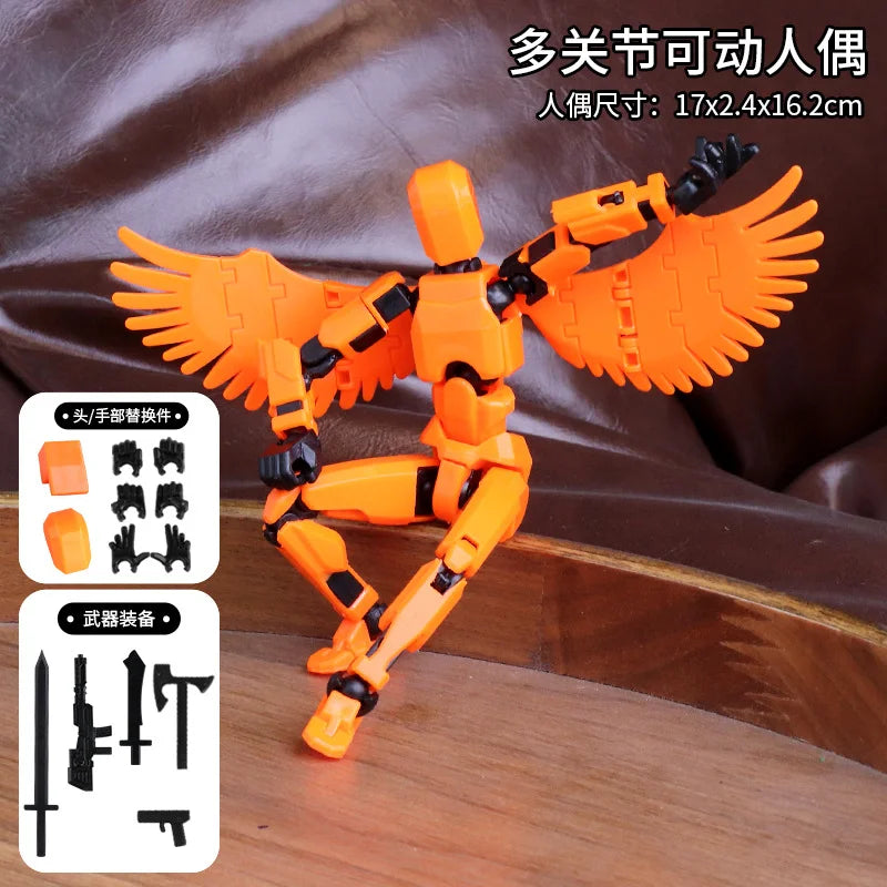 Dummy 13 Lucky Doll 13 Joint Movable 3D Printing Toy Dummy Doll DIY Decompression God