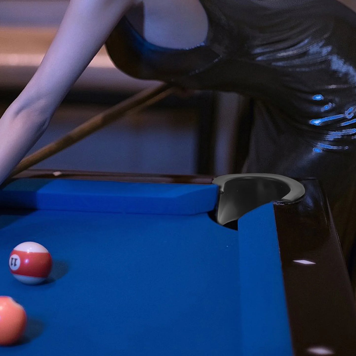 6 Pcs Protective Billiard Liner Daily Use Pocket Pool Table Replaceable Snooker Hole Sturdy Glue Durable