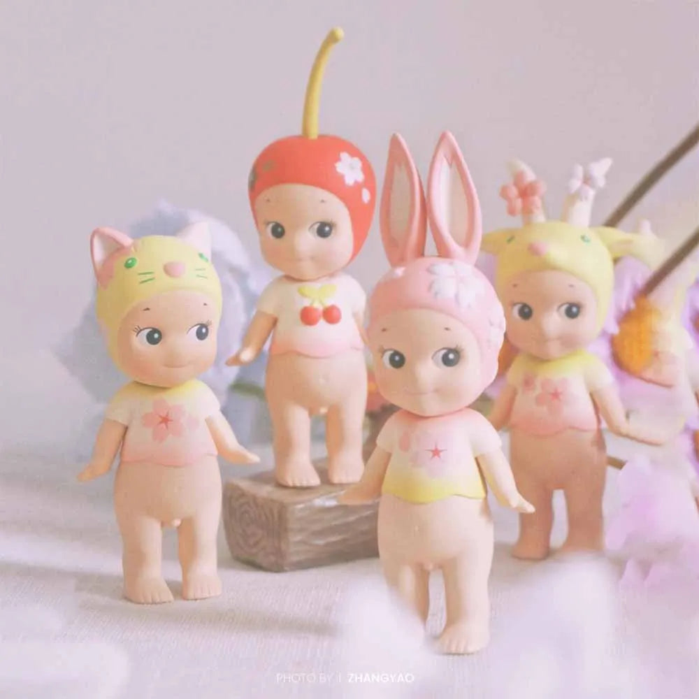New Sonny Angel Cherry Blossom Series Blind Box Toys Mystery Box Kawaii Lucky Box Cute Doll Decoration Collect Model Couple Gif