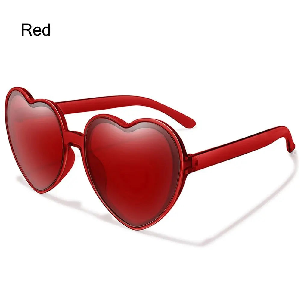 Summer Heart Sunglasses Trendy Heart Shaped Sun Glasses for Women Party Halloween Cosplay Glasses UV400 Protection Eyewear