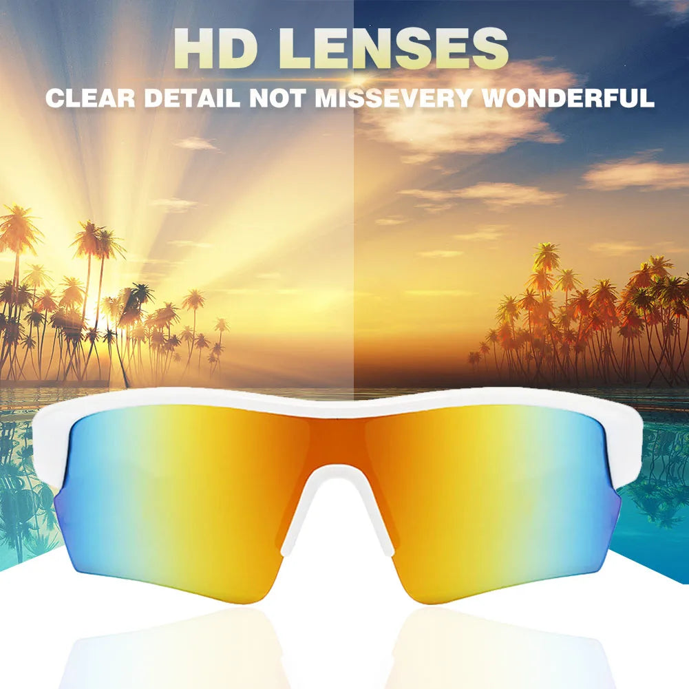 Portable Photochromic Sports Glasses Men's and Women's Bike Eyewear Mountain MTB Cycling UV400 Sunglasses Bicycle Road Goggles