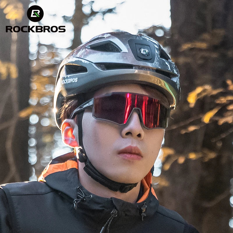 ROCKBROS Light Cycling Helmet Bike Ultralight Helmet Electric Bicycle Helmet Mountain Road Bicycle MTB Helmet Bike Helmet Light