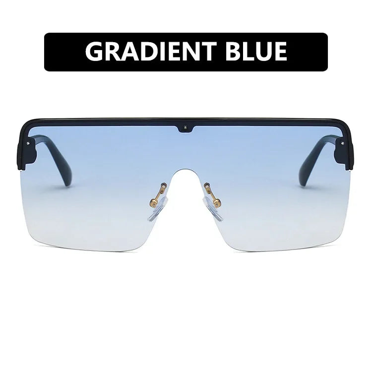 Hot Fashion Brand Designer Sunglasses Women Summer Rimless Square Shades Sun Glasses Eyewear Sunshines Luxury Sunglasses Woman