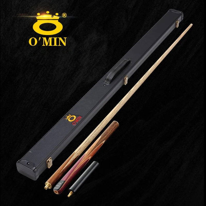 2022 New OMIN Snooker Cue 3/4 Jointed Snooker Cue Stick 9.5mm/10mm Tips With Snooker Cue Case Set 8405/8403