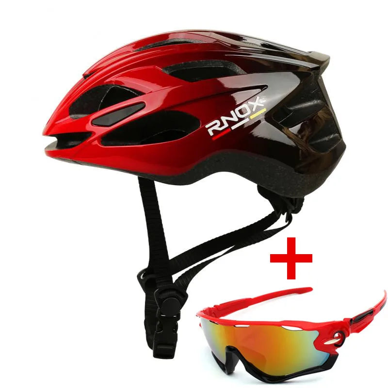 RNOX 2025 New Ultralight Cycling Helmet Cycling Safety Cap Bicycle Helmet for Women Men Racing Bike Equipments MTB Helmets
