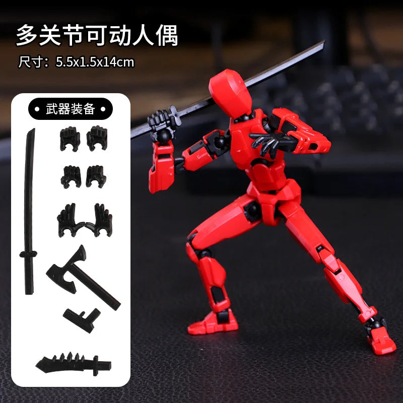 Dummy 13 Lucky Doll 13 Joint Movable 3D Printing Toy Dummy Doll DIY Decompression God