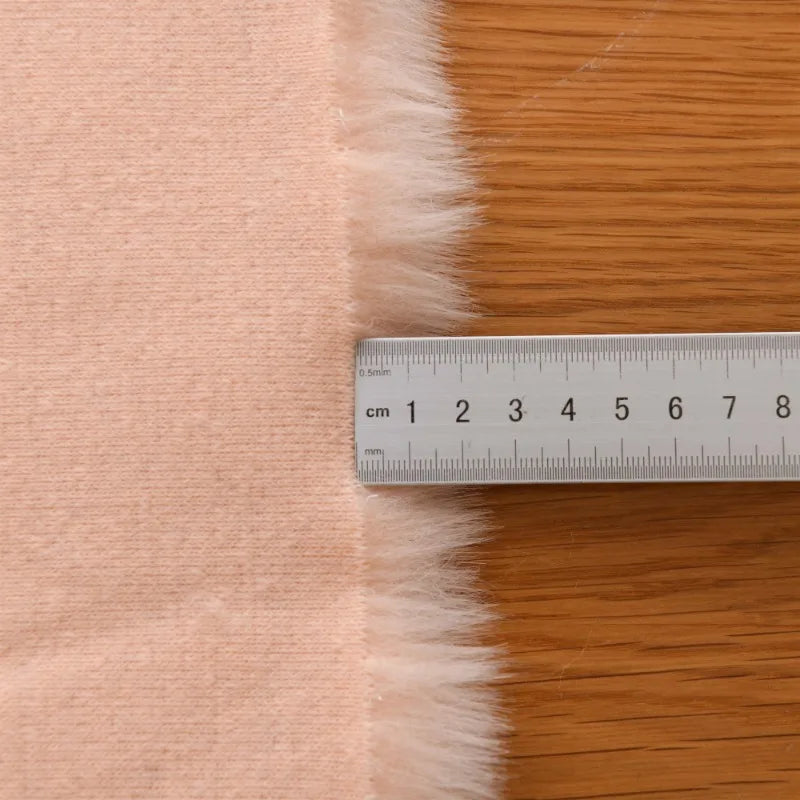 2.5cm Imitation Rabbit Fox Fur Grass Counter Decoration Carpet Clothing Scarf Animal Fur Suit Fabric
