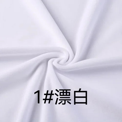 50CM* 50CM Crystal Super Soft Fluff Length 1mm Short Plush Fabric Doll Pillow Cover Blanket Pet Nest Bedding DIY Clothing Fabric