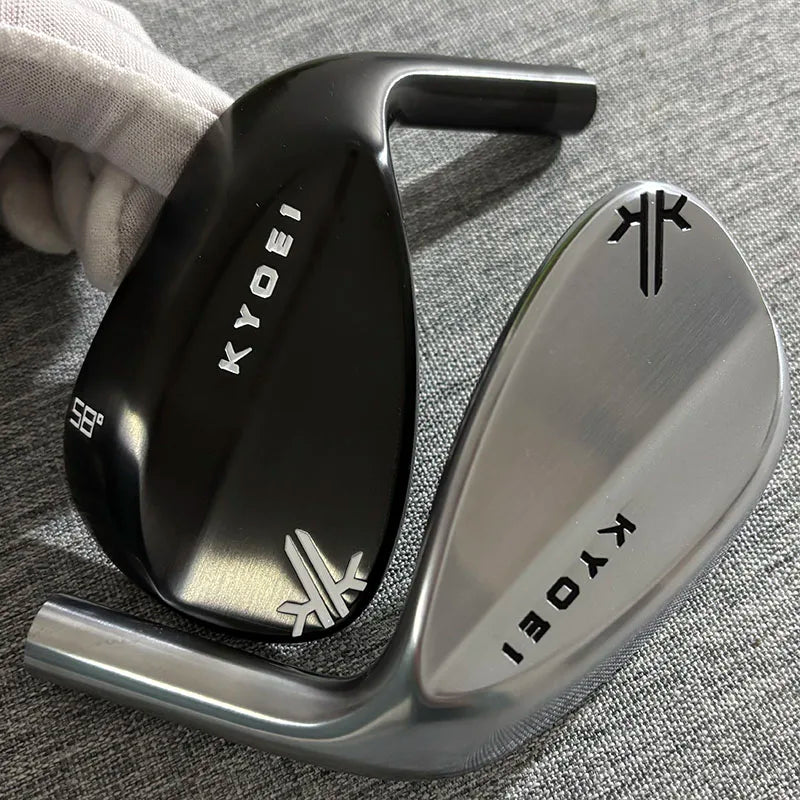 KYOEI Golf Wedges Set 48 50 52 54 58 60 Degree Silver/Black Forged Golf Sand Wedge Club Only Head KYOEI Wedges