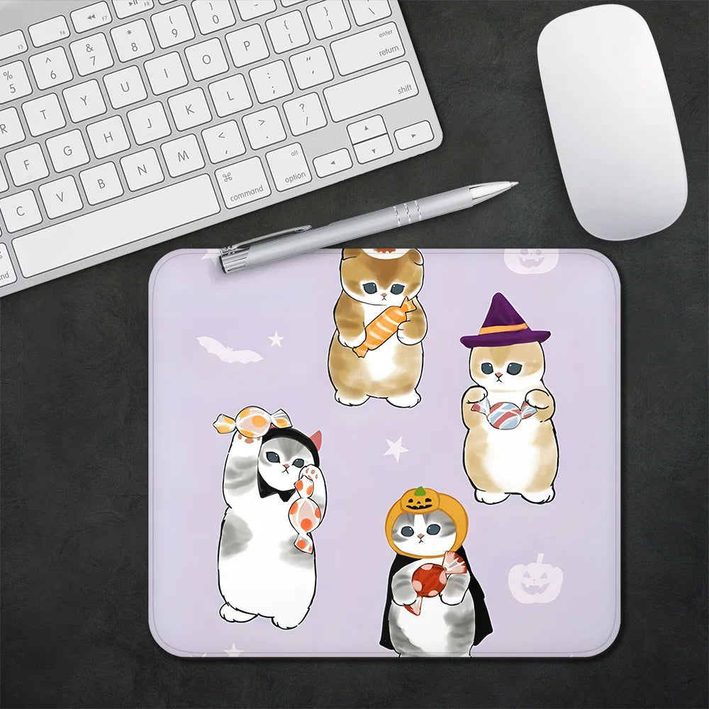 Gaming Mouse Pad XS Small Mousepad for Cute Pusheens Cats PC Gamer Desktop Decoration Office Mouse Mat Deskmat Rug