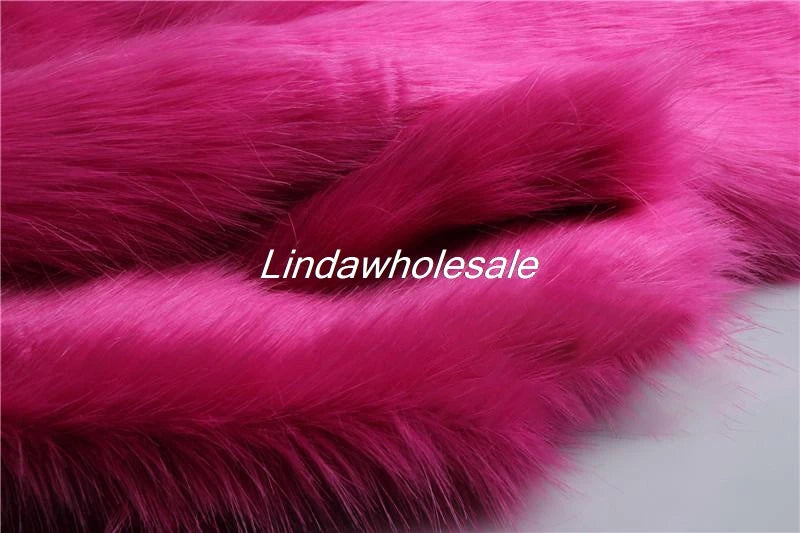 Wholsale Imitation Fox Plush Fur,cloth Counter Carpet Material,faux Fur Fabric,160cm*50cm/Pcs