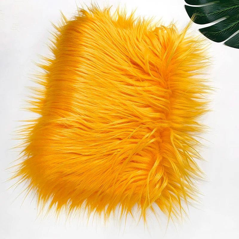 Faux Fur Fabric 46 Colors 160x50cm 8cm Soft Long Plush Handmade Doll/Clothing Shaggy Fabric