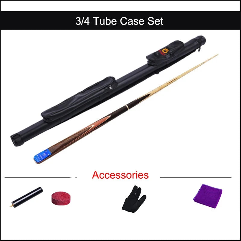 2022 New OMIN Snooker Cue 3/4 Jointed Snooker Cue Stick 9.5mm/10mm Tips With Snooker Cue Case Set 8405/8403