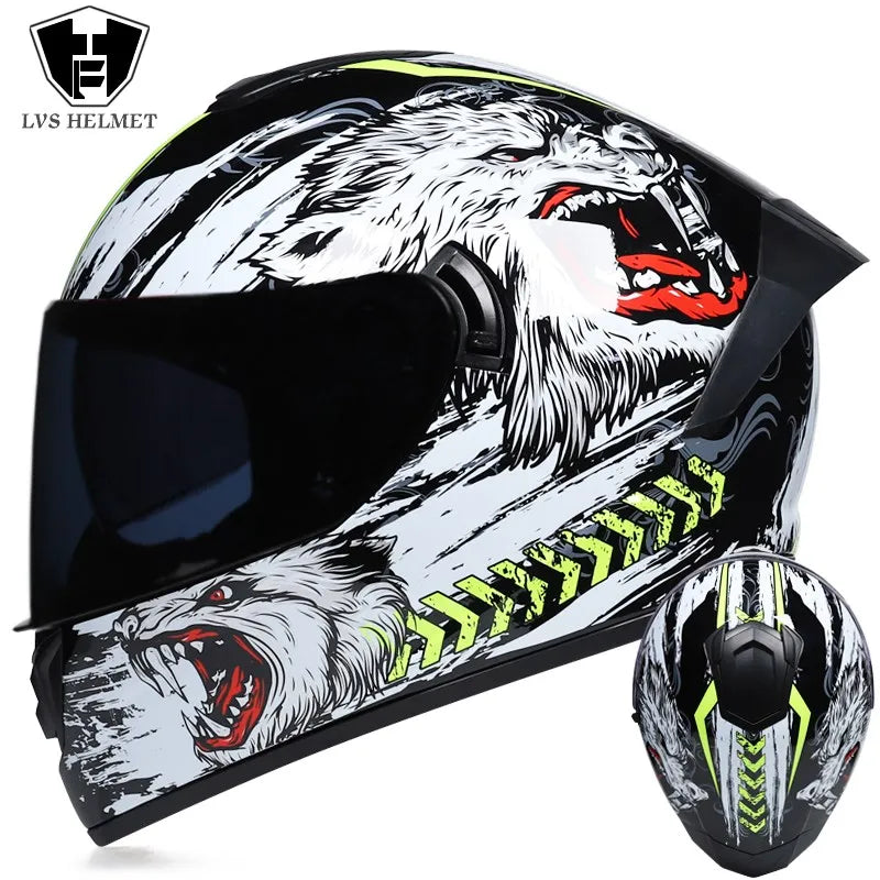 Men Motorcycle Helmet Women Full Face Warm Winter Motor Bike Moto Scooter Motorbike Helmets