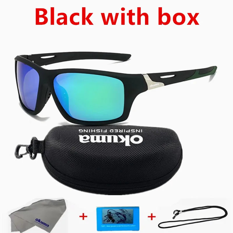 Okuma New Polarized Fishing Sunglasses UV400 Cycling, Driving, Hunting, Outdoor Sports Equipment Available in 5 Colors