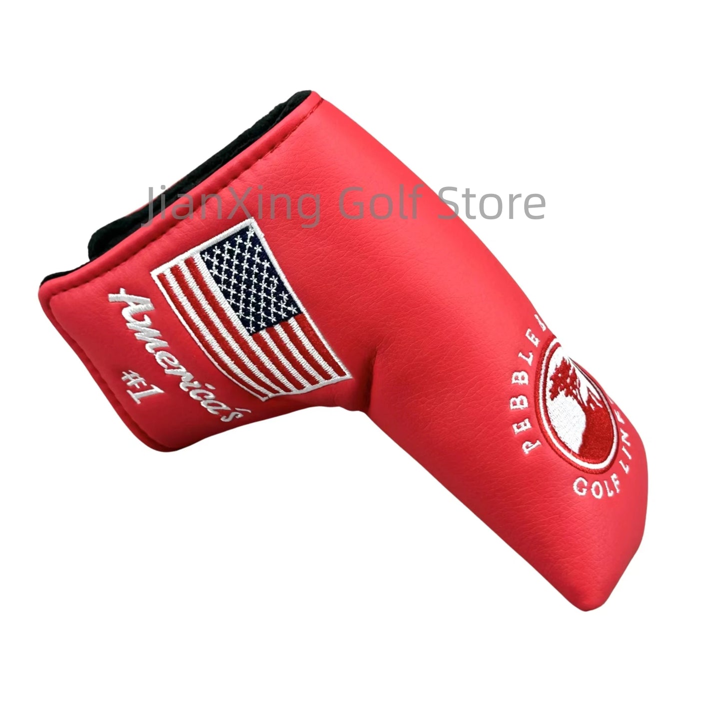 Golf Small Tree Pattern Pu Leather Head Cover Driver Head Covers Fairway Wood Head Covers Hybrid Head Covers Putter Cover