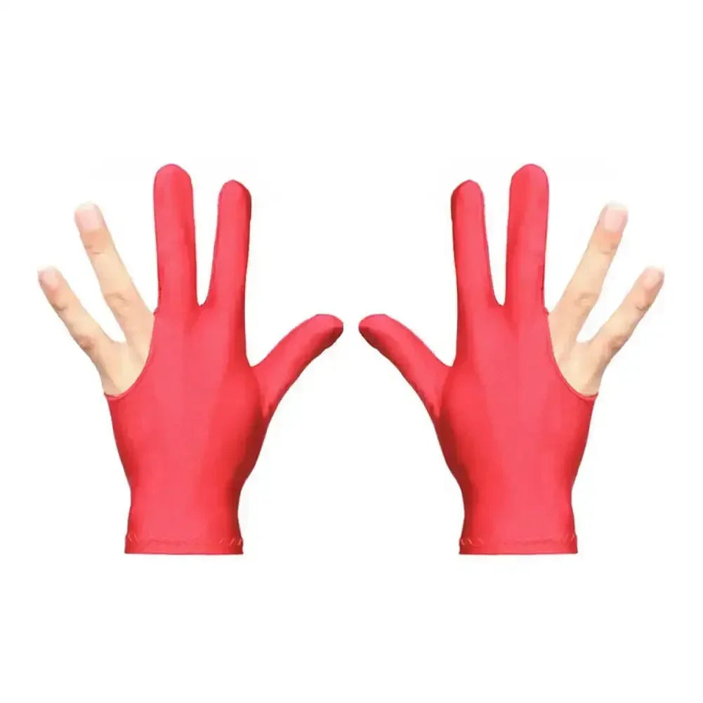 High Quality Snooker Billiard Cue Glove Pool Left Hand Open Three Finger Accessory Fitness Accessories for Men and Women