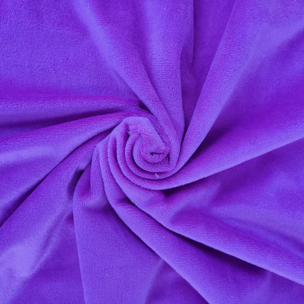 Short Plush 50cm*160cm Crystal Super Soft Plush Fabric for Sewing Dolls DIY Handmade Home Textile Cloth for Toys Plush Fabric