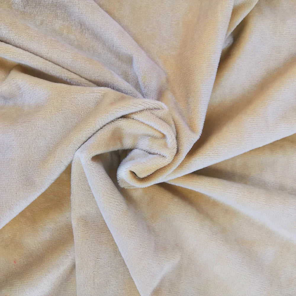 Short Plush 50cm*160cm Crystal Super Soft Plush Fabric for Sewing Dolls DIY Handmade Home Textile Cloth for Toys Plush Fabric