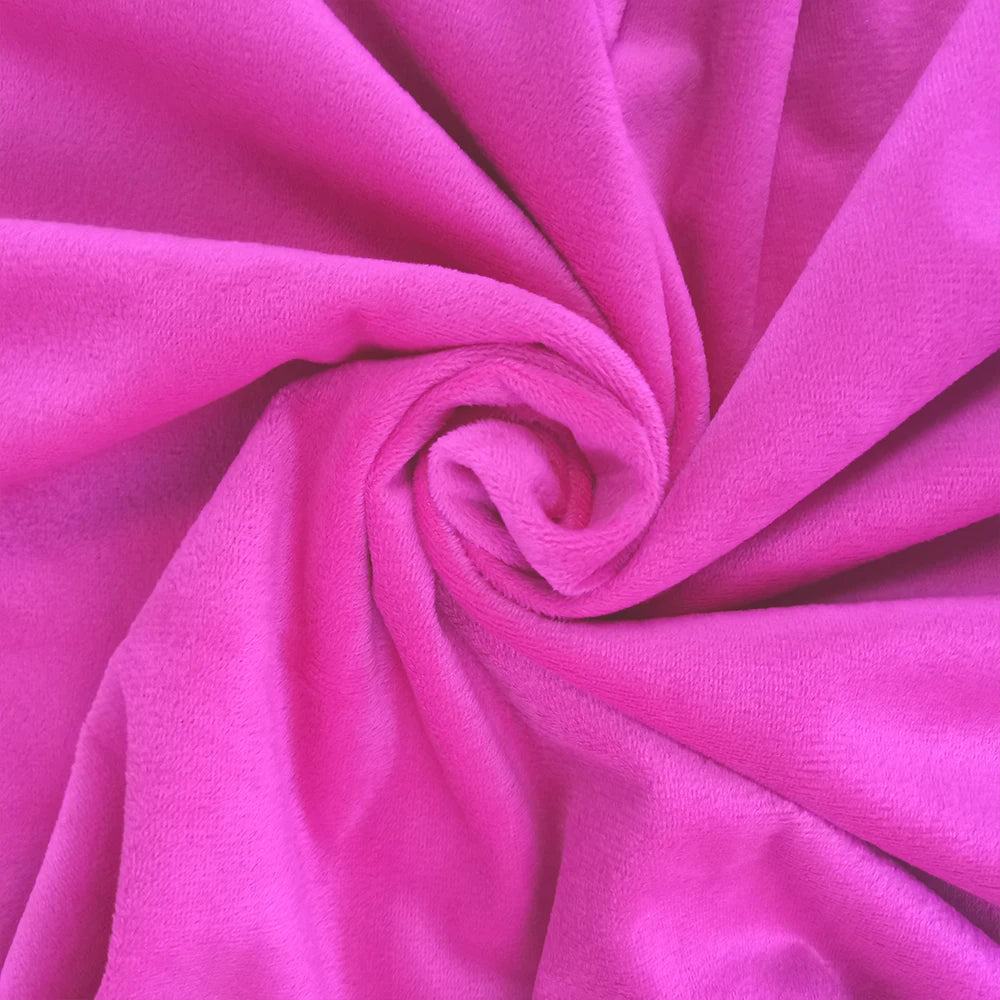 Short Plush 50cm*160cm Crystal Super Soft Plush Fabric for Sewing Dolls DIY Handmade Home Textile Cloth for Toys Plush Fabric