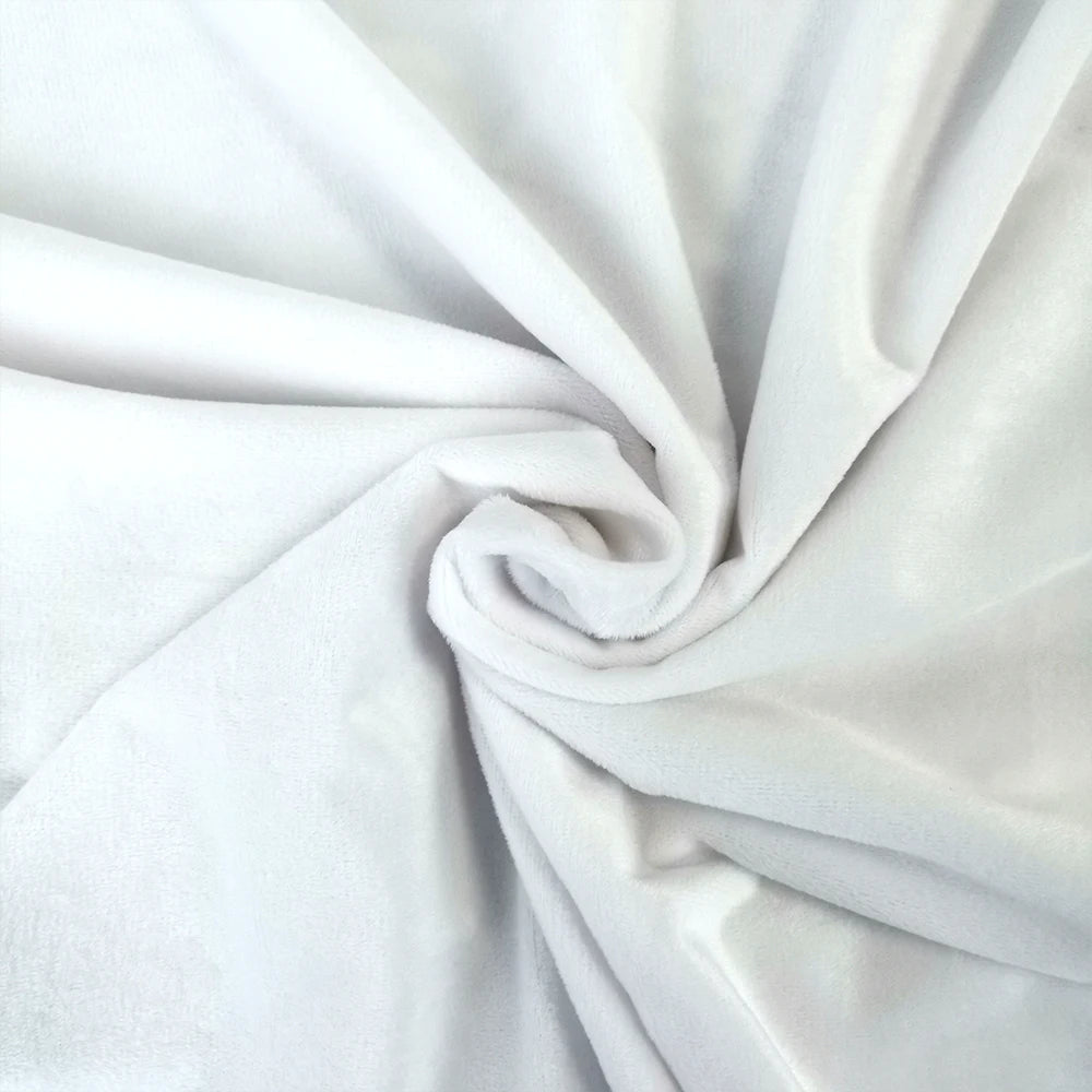 Short Plush 50cm*160cm Crystal Super Soft Plush Fabric for Sewing Dolls DIY Handmade Home Textile Cloth for Toys Plush Fabric