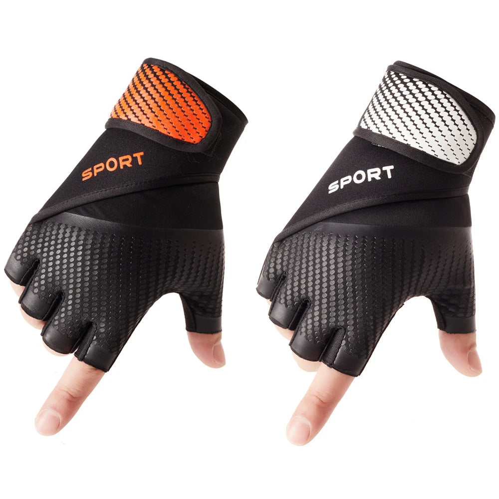 1 Pair Workout Gloves - Gym Weight Lifting Gloves With Wrist Wrap Support,Full Palm Protection & Extra Grips for Fitness,Pull-Up