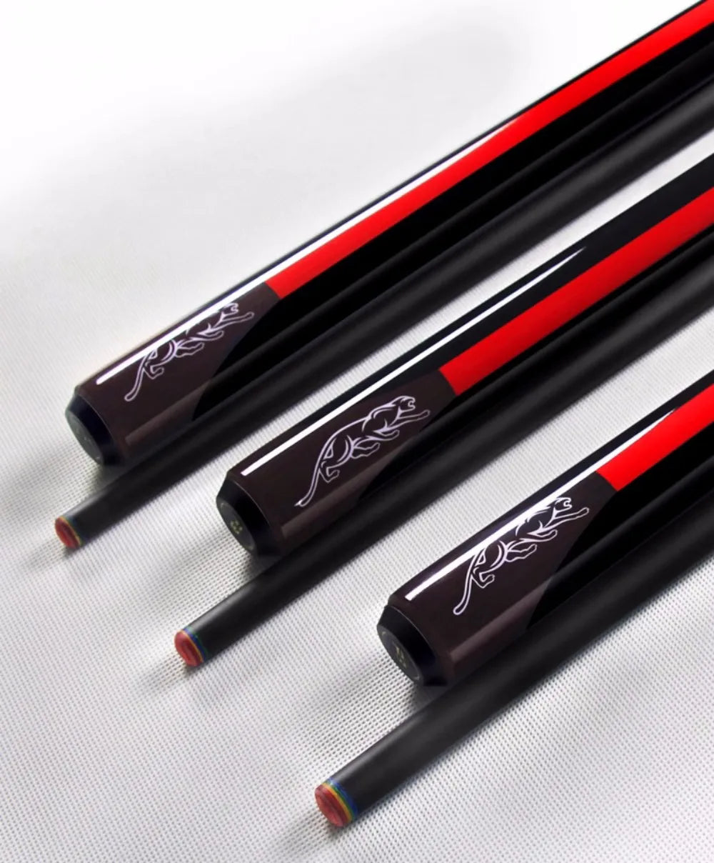 Classic Red P3 58" Black Technologh Billiard Pool Cue Stick