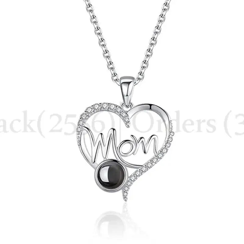 I Love You Mom Necklace in 100 Languages -Mothers Day Gifts for Mom Valentines Day Christmas Birthday Mom Gifts