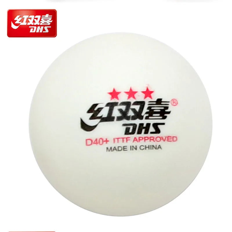 DHS 3 Star D40+ Table Tennis Ball 3-Star Seamed ABS Balls Plastic Poly Original DHS 3 STAR Ping Pong Balls ITTF Approved