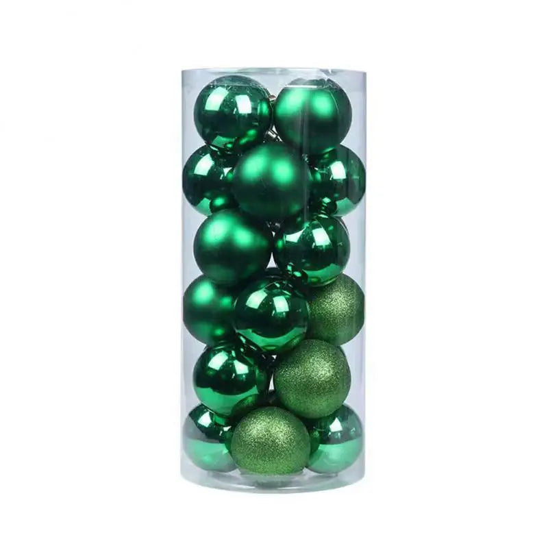 24/36pcs Christmas Ball Christmas Tree Ornament Home Christmas Hanging Pendant New Year Party Decoration Gift Navidad