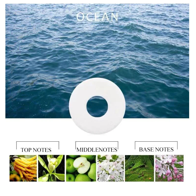 Eco-Friendly 6 PCS Solid Car Perfume Car Air Freshener Supplement Car Air Conditioner Vent Auto Ocean Refill Air Outlet Perfume