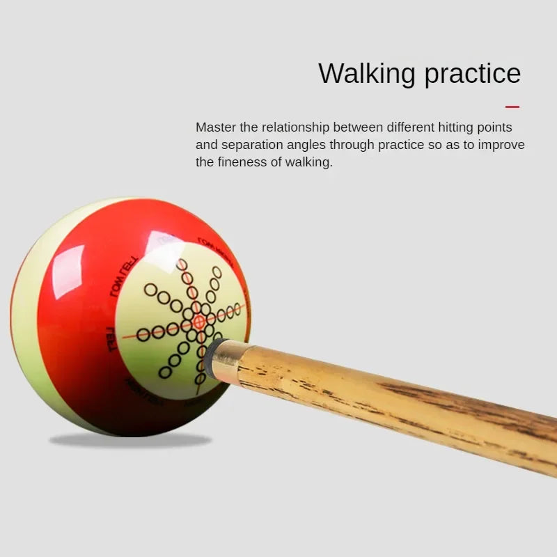 Wear-Resistant Billiard Training Cue Ball Professional Practice Ball for Beginner Eco Material for Snooker Billiard Tyro Train