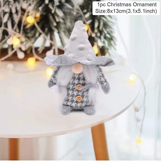 Christmas Faceless Gnome Christmas Ornaments Merry Christmas Decoration for Home Navidad Pendants Cristmas Gifts New Year 2023