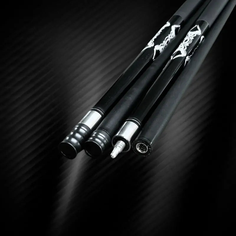 Professional Carbon Fiber Glass Composite Billiards Cue 13mm Tip Angry Pool Cue Stick for Pro Level Player