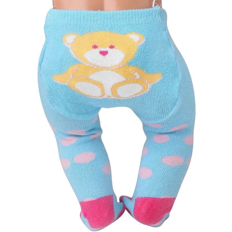 40cm Baby Doll Bib Legging Accessories 43cm Doll Hat Gloves