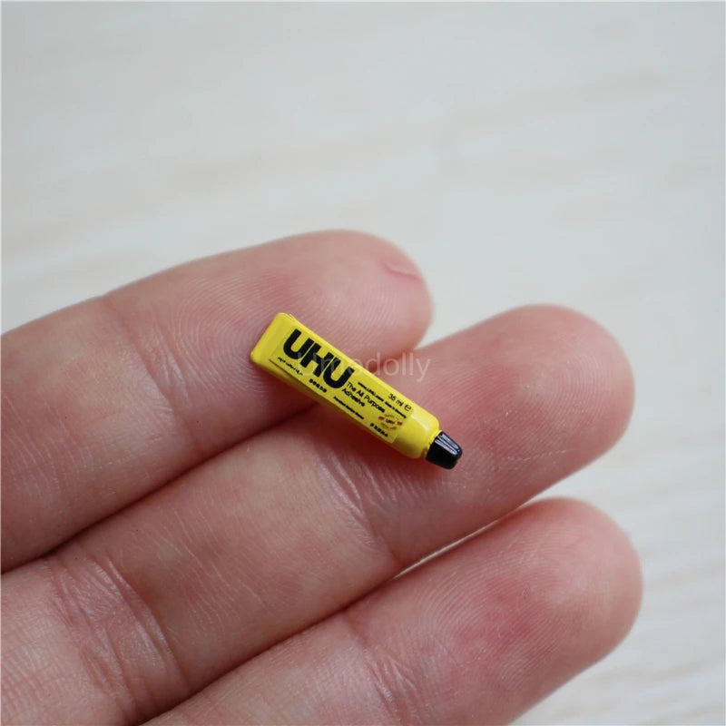 1/12 Scale Minaiture Dollhouse Stationery Mini Notebook Push Pin Model for OB11 BJD Doll Accessories Toy