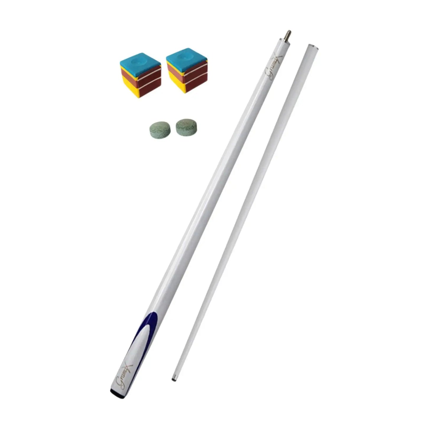 Pool Cue Stick Snooker Cue Carbon Fiber Two Section Portable Billiard Pool Stick Billiard Cue Stick for Men Women Competition