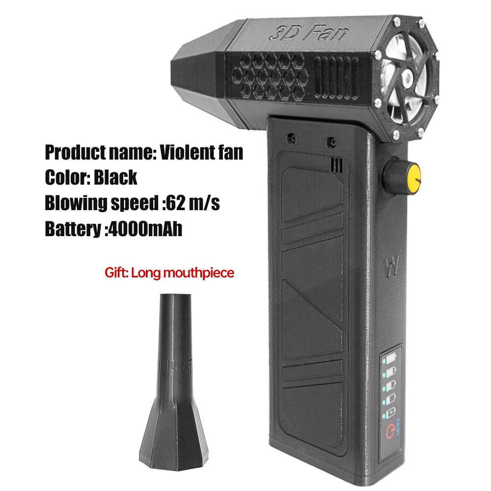 130000 Powerful Air Blower Turbo Jet Turbo Blower Electric POWERFUL BLOWERS Handheld Violent Fan Car Wash Snow Removal Air Dryer