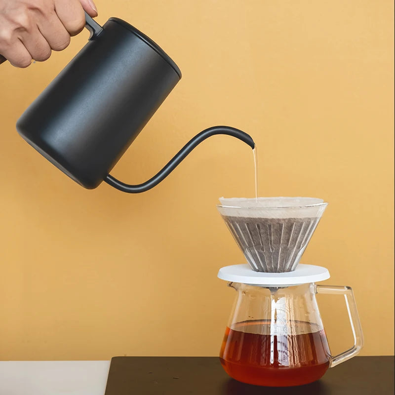 TIMEMORE Store Coffee Pot Kettle SwanNeckFineMouth 700mlFishPure Tea Milk for Kitchen Home Trave Office