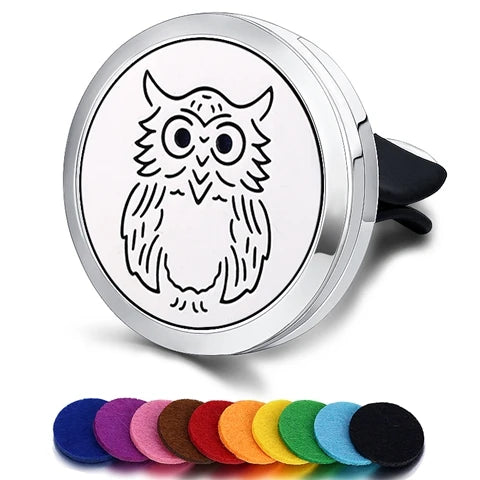 Car Air Freshener Car Perfume Diffuser Clip Car Air Auto Vent Freshener Essential Oil Perfume Locket (No Fragrance) C002