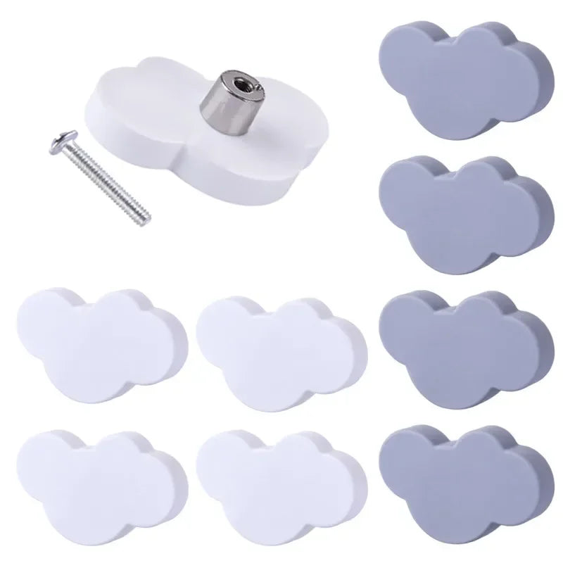 2/4/6/10Pcs Cartoon Furniture Handles Children Room Knobs Handles for Cabinets Drawer Pull Handle Door Knob for Cabinet Pulls