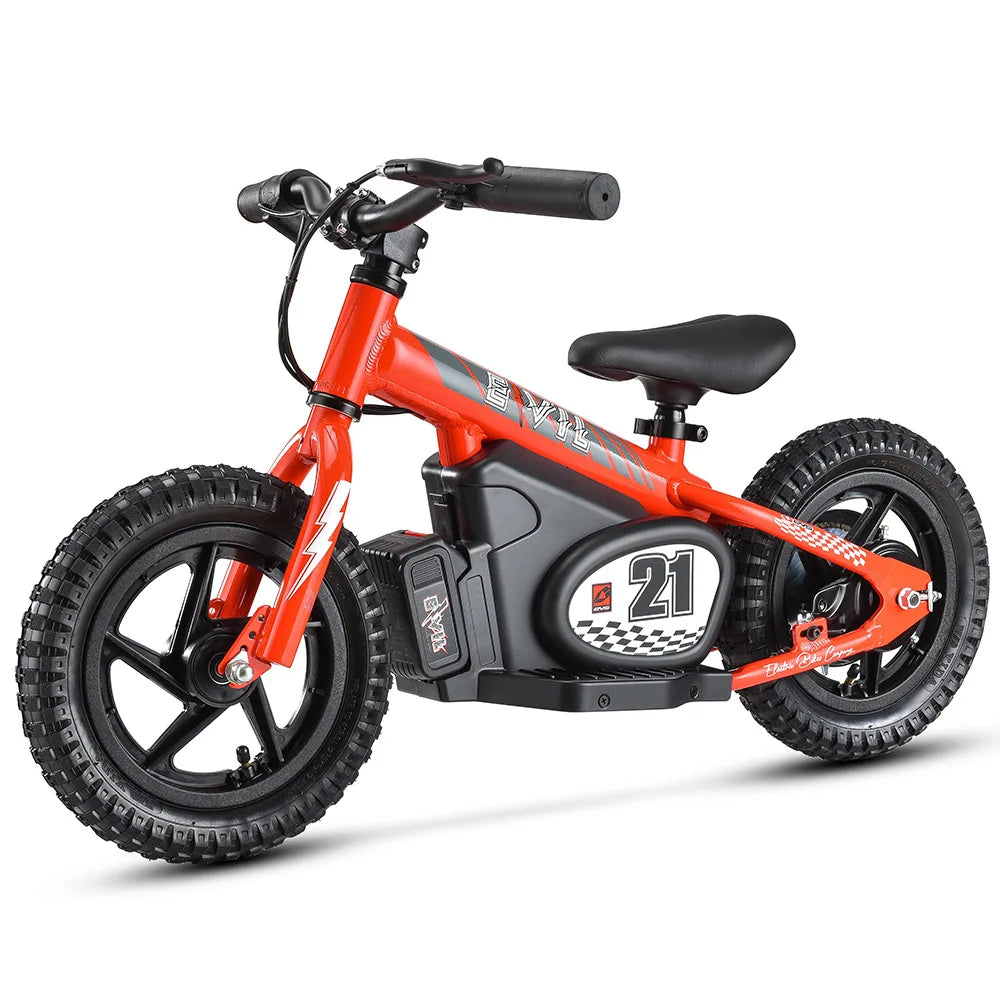 12/16 Inch Kids Electric Balance Bike 2-Speed 100/170w