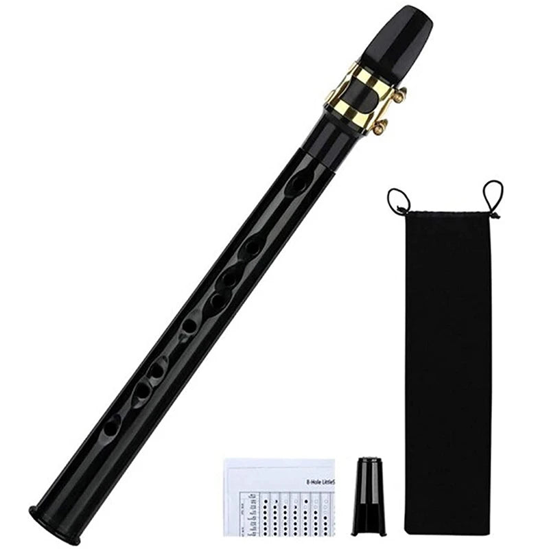 Black Saxophone Set Pocket Sax Mini Portable Saxophone Little Saxophone With Sax Reeds Carrying Bag Tooth Pastes for Beginners