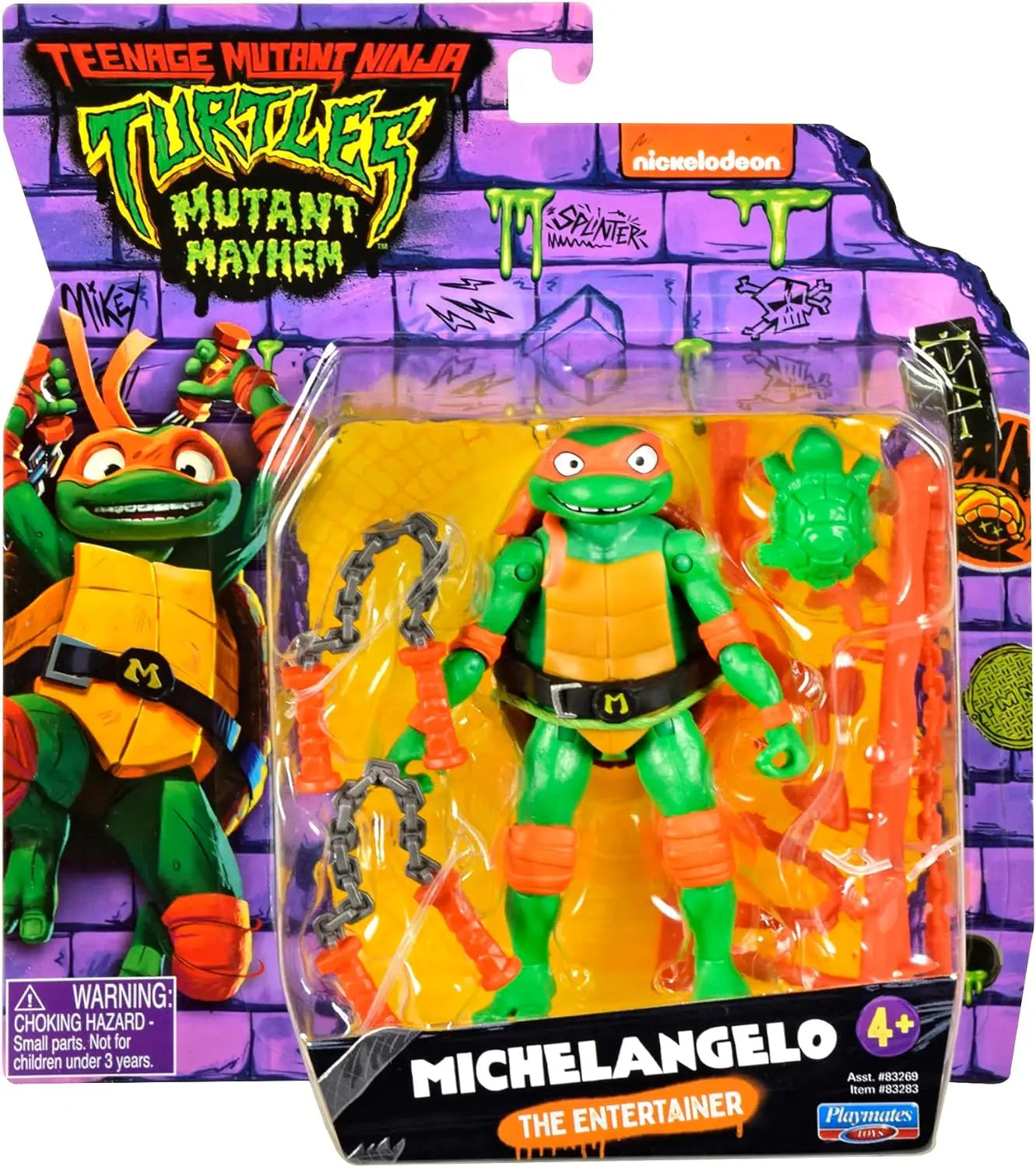 Playmates Teenage Mutant Ninja Turtles Mutant Mayhem Raph Don Mikey Leo Doll Gifts Toy Model Anime Figures Collect Ornaments