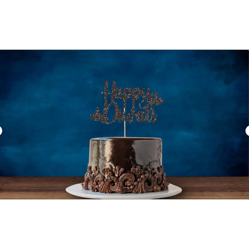 Happy Diwali Cake Topper Indian Festival of Lights Party Decoration