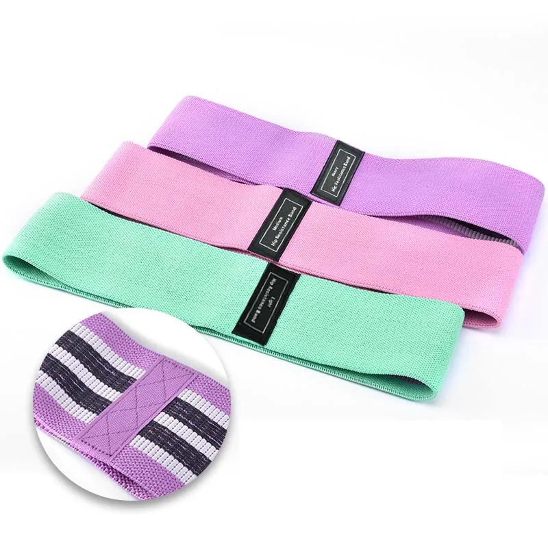 Fitness Resistance Band Buttocks Expansion Fitness Cloth Rubber Band Elastic Expander Suitable for Home Exercise Sport Equipment