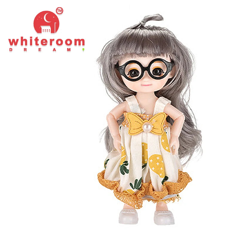 Doll for Girl Baby Doll Toys Children Kid Boy Toy PC Lover Holiday Gift Full Set Bjd 1/12 Mini Dolls Baby Clothes Dress Up