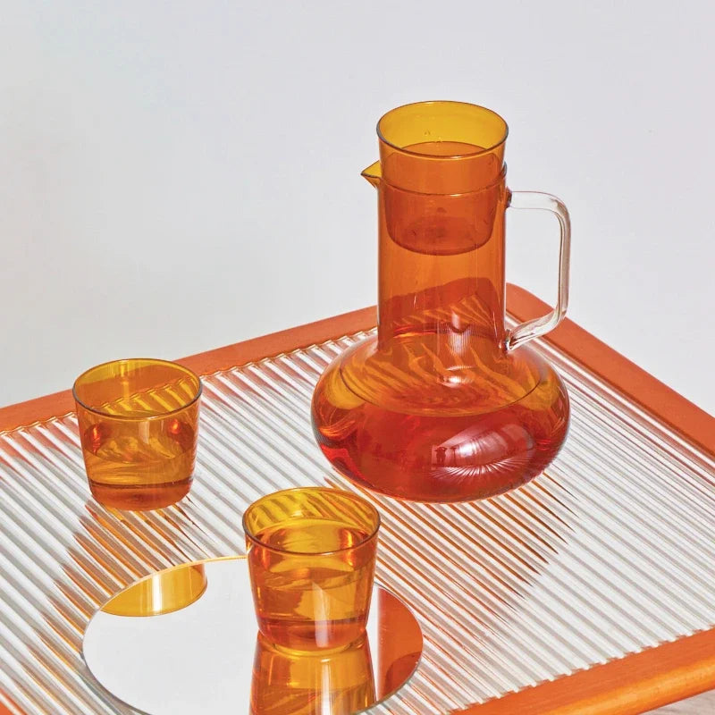 54oz Water Pitcher Glass Pitcher Tea Kettle Large Pitcher GlassTeapot Carafe Cold Juice Iced Drinking Jug for Boiling Water