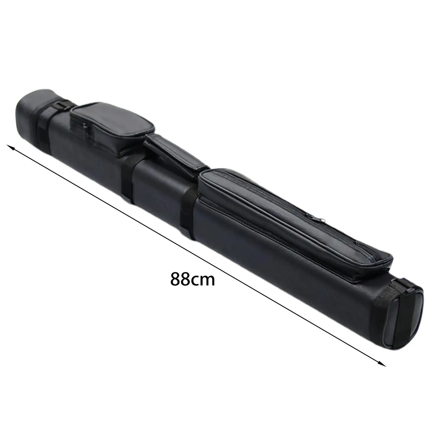 Billiard Pool Cue Stick Carrying Bag 2butts 2Shafts Carry With Divider Durable Pool Cue Case for Organizing Outdoor Travel